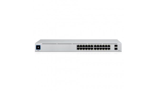 UBIQUITI Switch||USW-24-POE|Type L2|Desktop/pedestal|Rack|24x10Base-T / 100Base-TX / 1000Base-T|2xSF