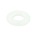 WASHER M 3 PLASTIC WHITE DIN125/40PCS