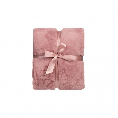 FUR BLANKET 150X200 300/180 GSM PINK