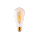 LED Edison 4W E27 824 410lm filament pirn