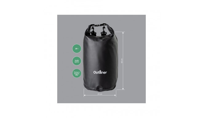 OUTDOOR BAG OUTLINER TR-WPB 20L veekindel seljakott