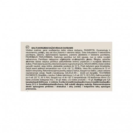 akrüülvärv OKKO 10L