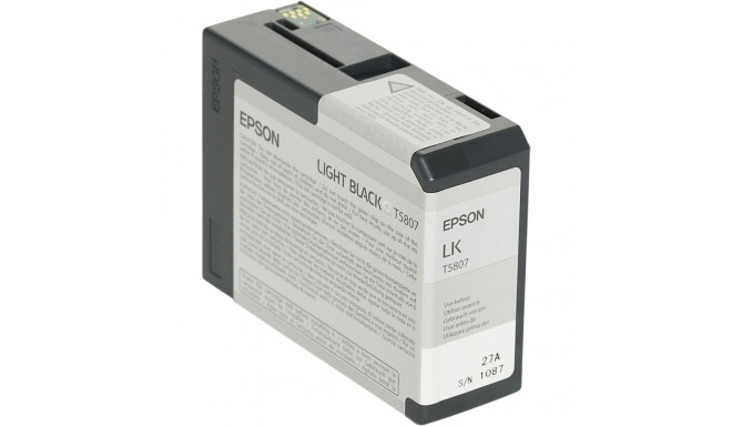Epson ink cartridge light black T 580  80 ml              T 5807
