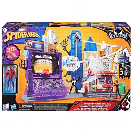 SPIDER-MAN mängukomplekt Venomversus Web City Showdown