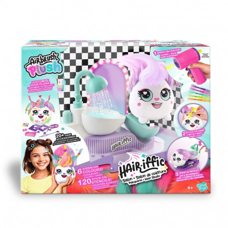 AIRBRUSH PLUSH Hair´Iffic playset Hairstyling Salon