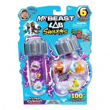 MRBEAST LAB Swarms figuurid tuubis  6 tk, 2,5 cm