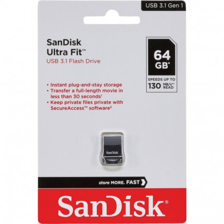 SanDisk 64GB Ultra Fit USB 3.1 130MB/s