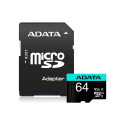 ADATA microSD 64GB Prem Pro UHS-I U3  + Adapter
