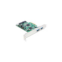 DeLOCK PCIe controller - 2x USB 3.0 - 2x SATA