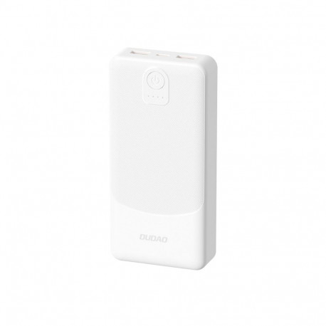 Dudao power bank 10000mAh K10 2xUSB, white