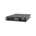 Qoltec 52285 uninterruptible power supply (UPS) Double-conversion (Online) 1 kVA 1000 W 2 AC outlet(