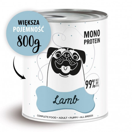 PAKA ZWIERZAKA Pepe Lamb märg koeratoit 800g