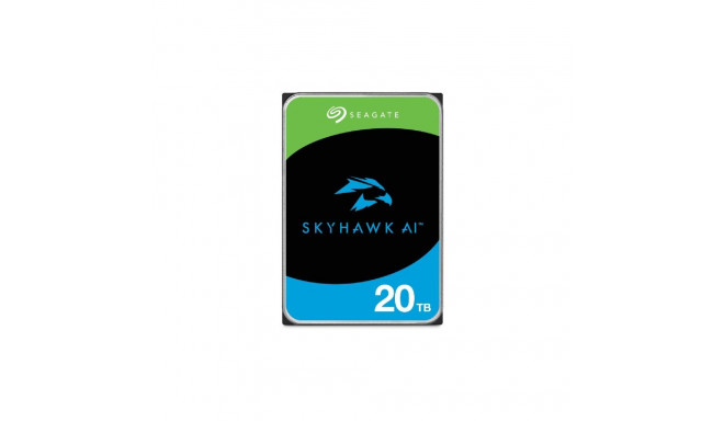 Seagate SkyHawk AI internal hard drive 20 TB 7200 RPM 512 MB 3.5" Serial ATA III (ST20000VE004)