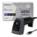 Qoltec 50863 juhtmega QR- ja vöötkoodiskanner USB