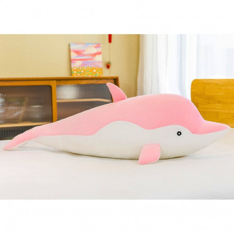 Maskotka Pluszowy Delfin Różowy 70 cm