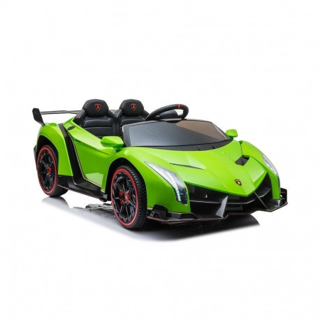 Auto akuga Lamborghini Veneno roheline