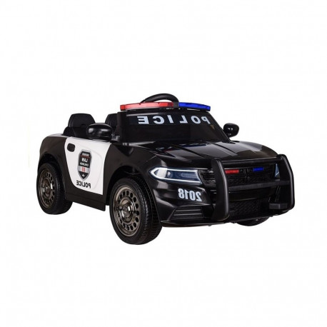 Akuga politseiauto must