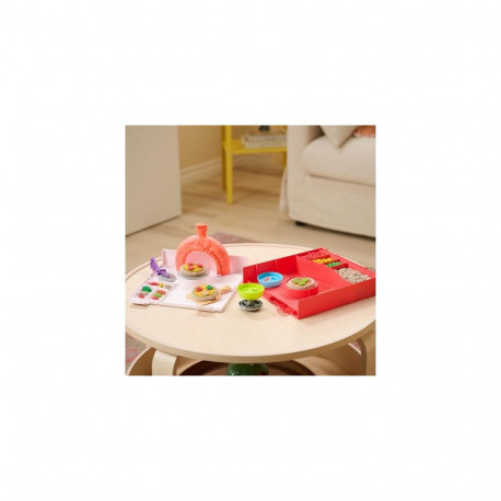 Kinetic Sand , SquishPizza Rising Pizza Oven Playset with 1lb Play Sand &amp; 5 Tools, Play Food