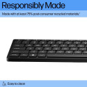 HP 320K USB Wired Keyboard - Black - EST