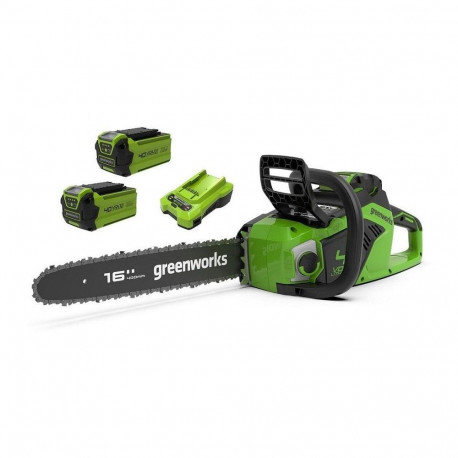 Greenworks GD40CS18K2X 40V 40cm Chainsaw