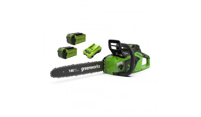 Greenworks GD40CS18K2X 40V 40cm Chainsaw