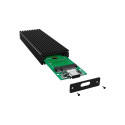 Raidsonic | Black | ICY BOX IB-1816M-C31 External Type-C enclosure for M.2 NVMe SSD