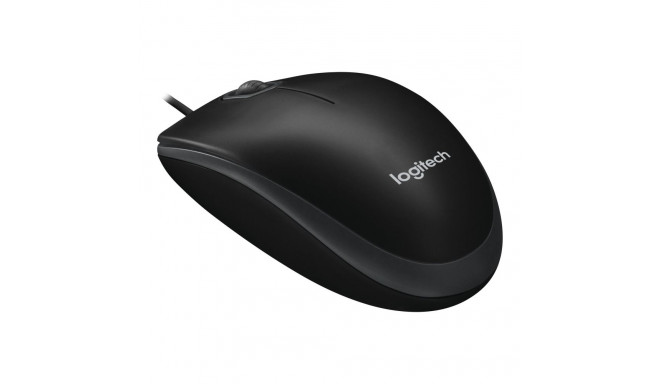 Logitech | Mouse | B100 | Wired | Black