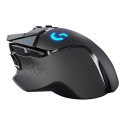 Logitech G502 HERO Wired Gaming Mouse, USB Type-A, Optical, 25600 DPI, Black