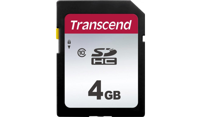 MEMORY SDHC 4GB C10/TS4GSDC300S TRANSCEND