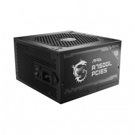 MSI PSU 750W 80 Plus Gold PFC Active MAGA750GLPCIE5