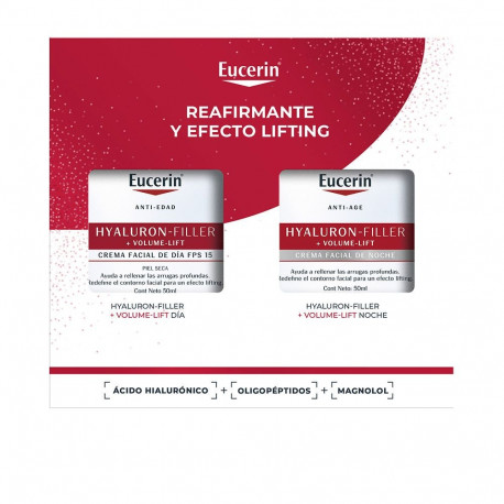 EUCERIN HYALURON FILLER + VOLUME-LIFT DÍA PIEL NORMAL MIXTA ESTUCHE 2 pz