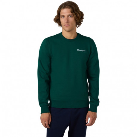 Bluza męska Champion Crewneck Sweatshirt zielona 221792 GS584 M