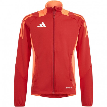 Bluza dla dzieci adidas Tiro 24 Competition Training czerwono-pomarańczowa IR5500 140cm