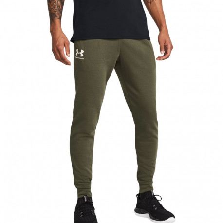 Spodnie męskie Under Armour Rival Terry Jogger khaki 1380843 390  S