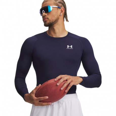 Koszulka męska Under Armour HG Armour Comp LS granatowa 1361524 410 2XL