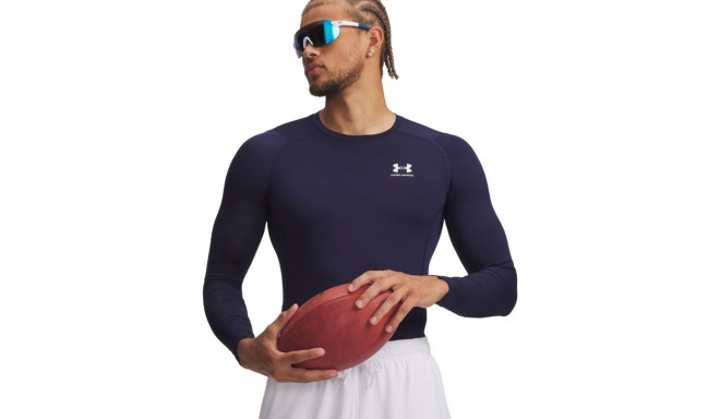 Koszulka męska Under Armour HG Armour Comp LS granatowa 1361524 410 M