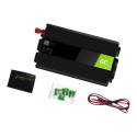 GREENCELL auto vooluinverter 24V–230V 1000W/2000W puhas siinuslaine