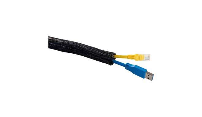 MULTIBRACKETS Universal Cable Sock Self Wrap Basic 19mm Black 50m