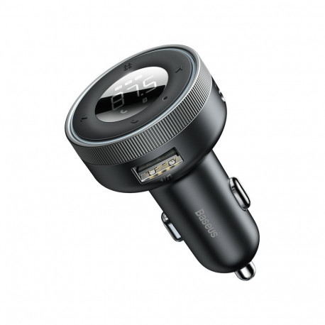Bluetooth AUX FM Modulator Car Charger 12-24V 2xUSB 3.4A, Black