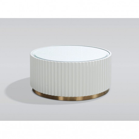 Diivanilaud Stilig, valge/kuldne