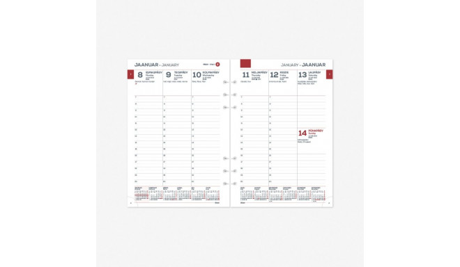 Kalendrisisu MAXI nädal vertikaalne 2026a