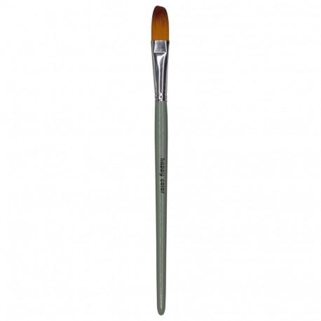 Sünteetiliste harjastega filbert pintsel - eri suuruses