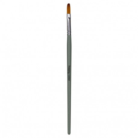 Sünteetiliste harjastega filbert pintsel - eri suuruses