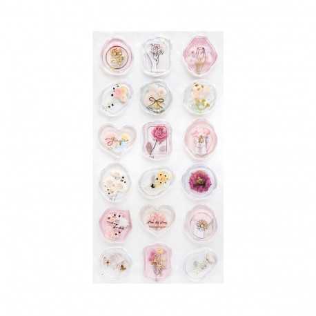 Kleebised Lilled - kirjapitsatid, 18tk