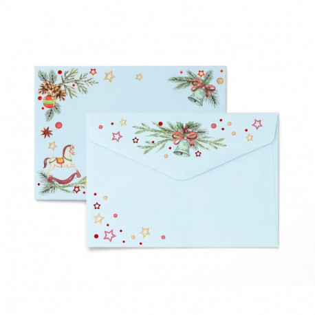 Ümbrik Christmas Star C6 - 10tk