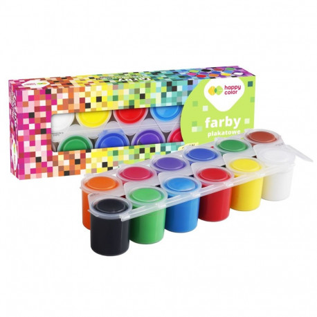 Happy Color Pixi Farby temperavärvid 12x25ml