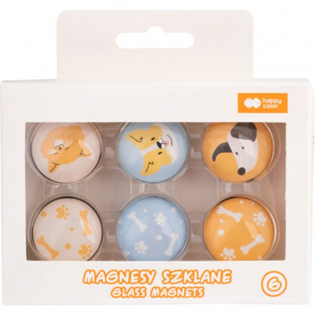 Klaasist magnetid pildiga CAT&DOG - 6tk