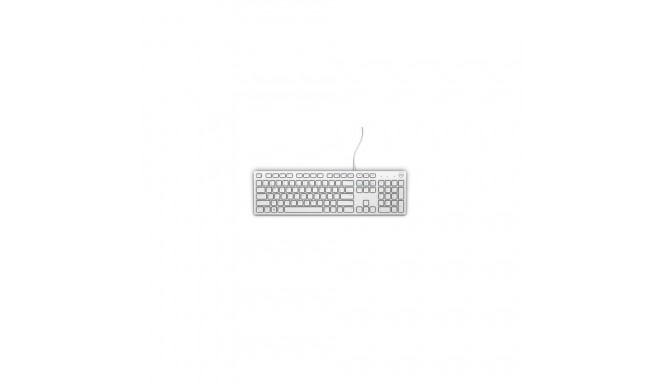 Dell KB216 Multimedia, Wired, EN, USB, White