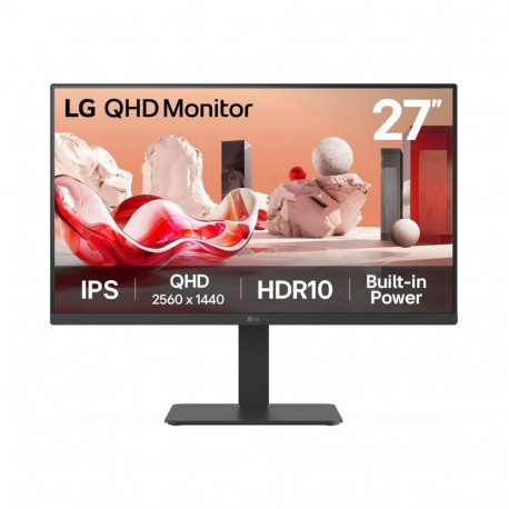 LG | 27BA54QB-B | 27 " | IPS | QHD | 16:9 | 75 Hz | 5 ms | 2560 x 1440 pixels | 350 cd/m | HDMI port