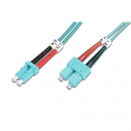 Digitus FO Patch Cord, Duplex, LC to LC SC MM OM3 50/125 , 2 m